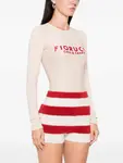 Боди с длинными рукавами и логотипом Fiorucci, нейтральный - фото 3