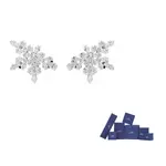 Серьги с мотивом снежинки Swarovski - фото