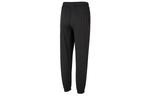 Брюки logo straight fit trackpants 'black' Puma, черный - фото 2