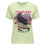 Футболка Only Lenni Life, розовый - фото