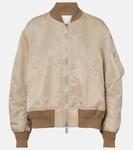 Твиловый блузон Sacai, бежевый - фото