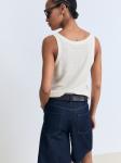 Вязаный топ MANGO LINI, Ecru - фото 5
