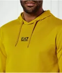 Толстовка regular fit Ea7, горчичный - фото 4