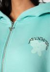 Толстовка с капюшоном FELICIOUS, бирюзовый - фото 7