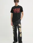 Хлопковая футболка G-Star Raw, черный - фото 3