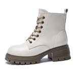 Ботинки Martin Boot женские Laorentou, бежевый - фото 6