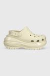 Шлепанцы Crocs Classic Mega Crush Clog, бежевый - фото 2