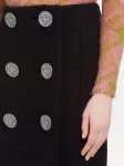 Юбка миди с пуговицами Prada, черный - фото 5