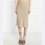 Юбка Saagneta из льна Samsøe Samsøe, бежевый - фото