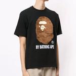 Футболка A Bathing Ape Ape Head Tee' Black Brown' - фото 4