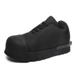 WEISHIBANGWEI Ботинки Martin длиной до щиколотки на среднем каблуке унисекс, черные - фото