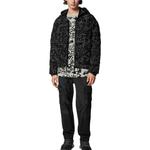 VERSACE Пуховик мужской черный, Black - фото 7