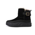 Ботинки женские DAPHNE зимние на платформе, черный - фото 5