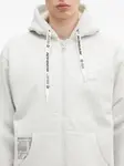Худи на молнии с логотипом AAPE BY *A BATHING APE, серый - фото 5