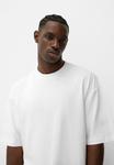 Футболка Bershka Basic T-shirt, White - фото 4