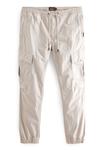 Брюки-карго TAPERED STRETCH CARGO TROUSERS REGULAR FIT Next, цвет ecru white - фото 8