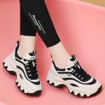 Кроссовки Golden Silk Rabbit Chunky Sneakers Women's Low-top, бежевый/черный - фото 3