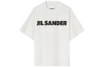 Футболка с круглым вырезом и логотипом Jil Sander, белый - фото