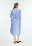 Платье-Рубашка Comma, Hellblau - фото 3