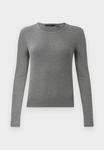 Топ Vero Moda LS GA JRS NOOS, Medium Grey Melange/Mottled Grey - фото 5