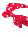 Ободок в горох Monnalisa, красный - фото 2