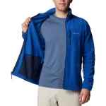 Мужская флисовая кофта Columbia Fast Trek, синий - фото 5