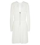 Платье из крепа с вырезом Tom Ford, Chalk - фото 2