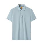 Футболка поло унисекс Jeep, серо-голубая - фото 6