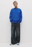 Толстовка PULL&BEAR ROUND NECK STWD, Royal Blue - фото 2