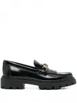 Лоферы с бахромой TOD'S, черный - фото