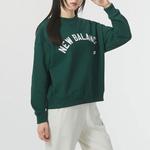 Свитшот женский зеленый New Balance - фото 3
