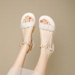 Сандалии женские Foxer, бежевый - фото 4