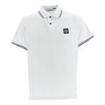 Рубашка поло polo shirt 'white' Stone Island, белый - фото