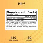 Витамин К2 Jarrow Formulas MK-7 180 мкг, 30 таблеток - фото 3
