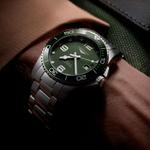 LONGINES Часы Men's Comcast Diving Collection Watch, Green - фото 8