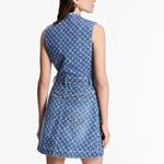 Платье Lv Monogram Denim LOUIS VUITTON, синий - фото 5