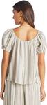 Топ Splendid Farrah Top, цвет Cypress Stripe - фото 2