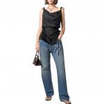 Джинсы женские Maison Margiela, темно-синий / серый - фото 2