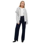 Необычная худи на молнии Belle & Bloom, Gray - фото 4