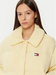 Пуховик стандартного кроя Tommy Jeans, бежевый - фото 4