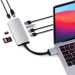 Док-станция Satechi USB Type-C Dual Multimedia Adapter (Silver) ST-TCDMMAS - фото 6