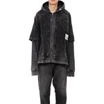 Maison Mihara Yasuhiro Рубашка Layered Corduroy Hoodie - фото 3