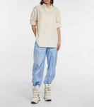 Хлопковая рубашка Vinela Isabel Marant, экрю - фото 2