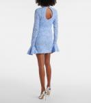 Мини-платье с цветочным принтом Rotate, Slyway` (Blue) - фото 3