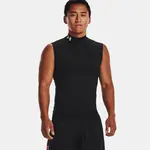 Футболка Under Armour HeatGear Armour Comp Mock, черный - фото