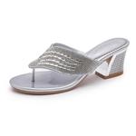 Шлепанцы женские CAOT, Silver - фото