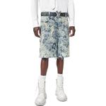 Шорты джинсовые Louis Vuitton мужские, синий / белый - фото 3