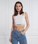 Топ Tommy Jeans logo wb slim fit, белый - фото 3