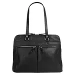 Портфель Betty Barclay, натуральная кожа, черный - фото