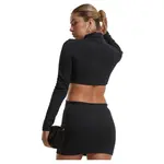 Платье Urban Classics Cut Out long sleeve short, черный - фото 2